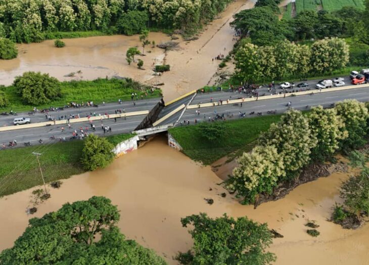 Fuertes lluvias han afectado a 34 puentes del estado Portuguesa