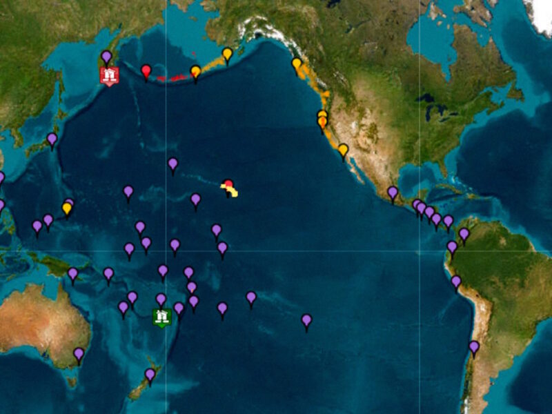 ¿Qué países de Latinoamérica emitieron alerta de tsunami tras el megasismo frente a las costas de Rusia?