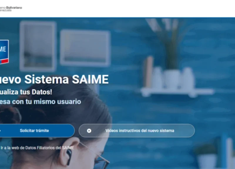 Trámites en línea del Saime: así puede consultar los requisitos y precios oficiales sin salir de casa