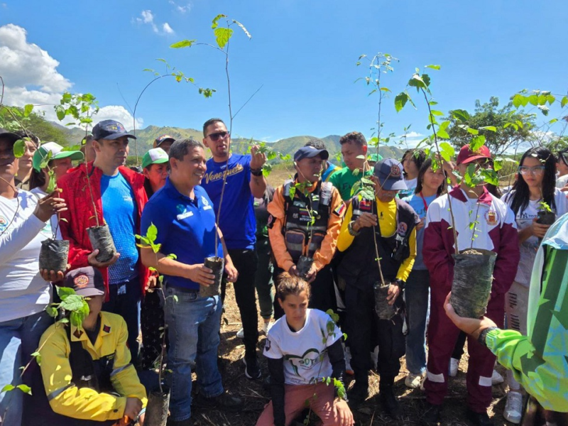 Más de 2 mil árboles fueron sembrados en zonas degradadas del Parque Nacional Henri Pittier en San Joaquín (+Fotos)