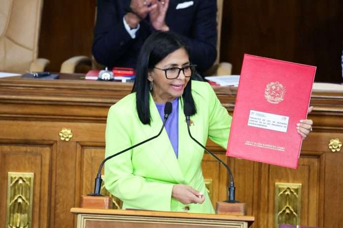 Delcy Rodríguez solicita a la AN reforma de la Ley de Hidrocarburos (Mensaje a la nación)