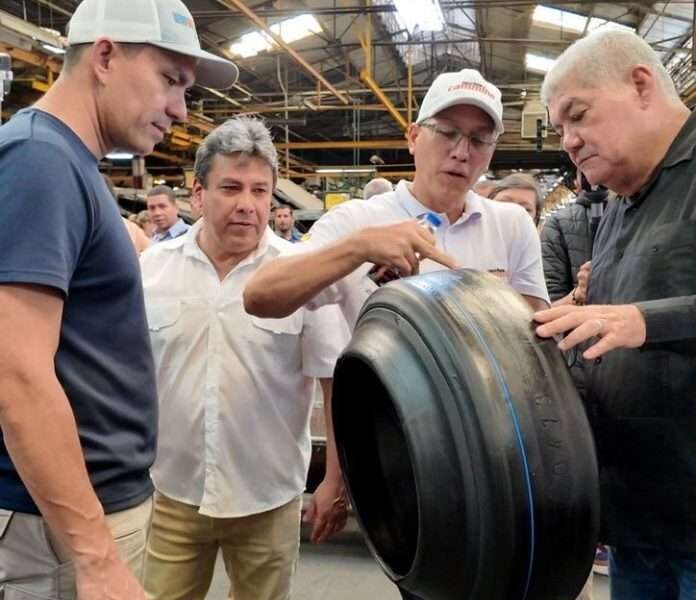 Antigua planta Goodyear retomó la fase productiva de cauchos