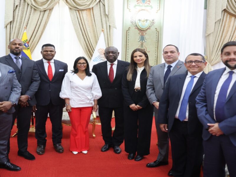 Presidenta (E) Delcy Rodríguez se reúne en Caracas con altos representantes de la Cámara Africana de Energía