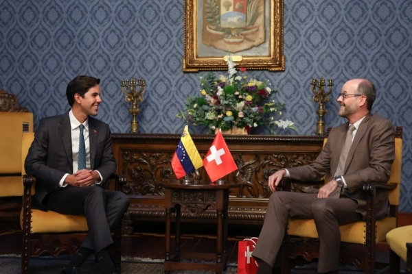 Suiza y Venezuela evalúan oportunidades de inversión e intercambio comercial