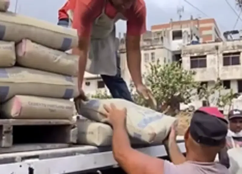Precio solidario: costo de los sacos de cemento en las jornadas a cielo abierto