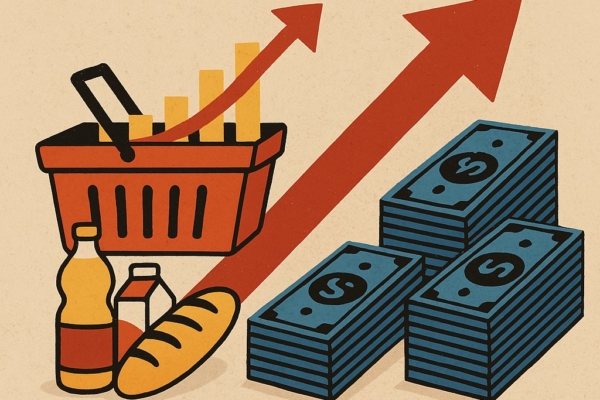 “Rebote” inflacionario en junio con un alza mensual de 13,8% y un aumento semestral de 129,82%