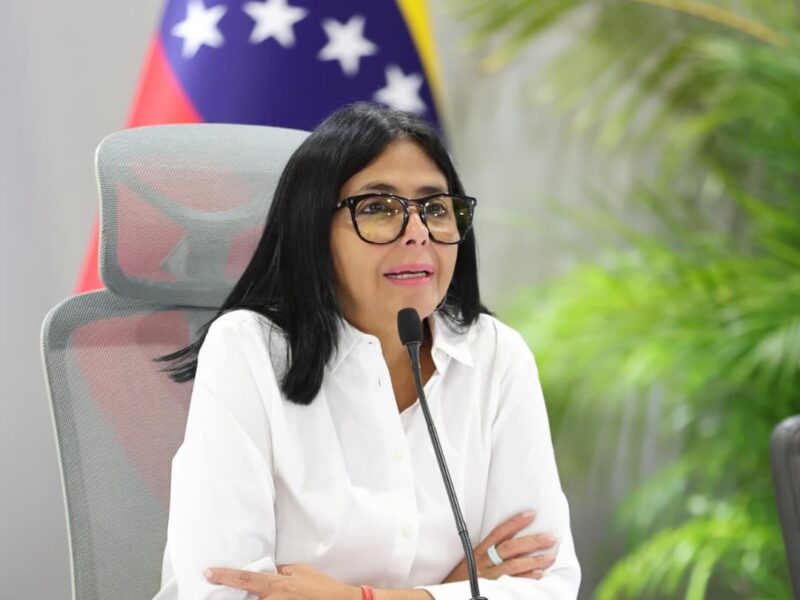 Delcy Rodríguez hace un llamado a gobiernos del mundo para que desbloqueen los recursos de Venezuela y levanten las sanciones