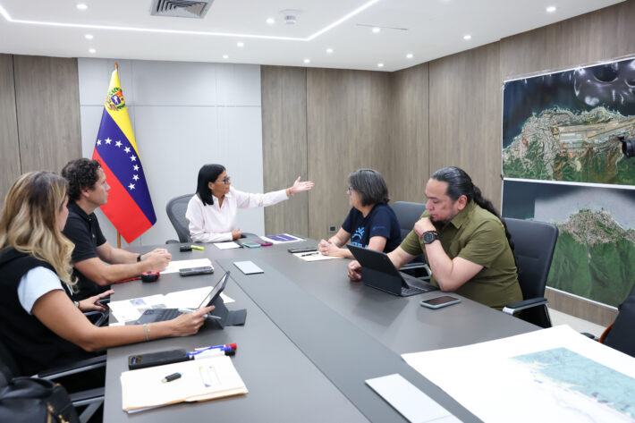 Delcy Rodríguez afirma que estudios preliminares arrojan que sí se pueden construir viviendas en La Guaira