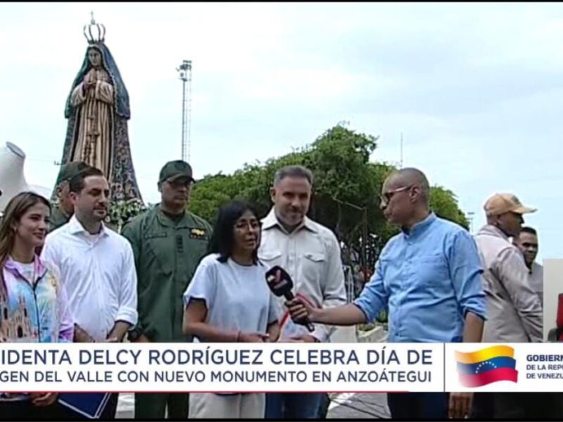 Delcy Rodríguez augura "una explosión económica" y masiva creación de empleo en Anzoátegui