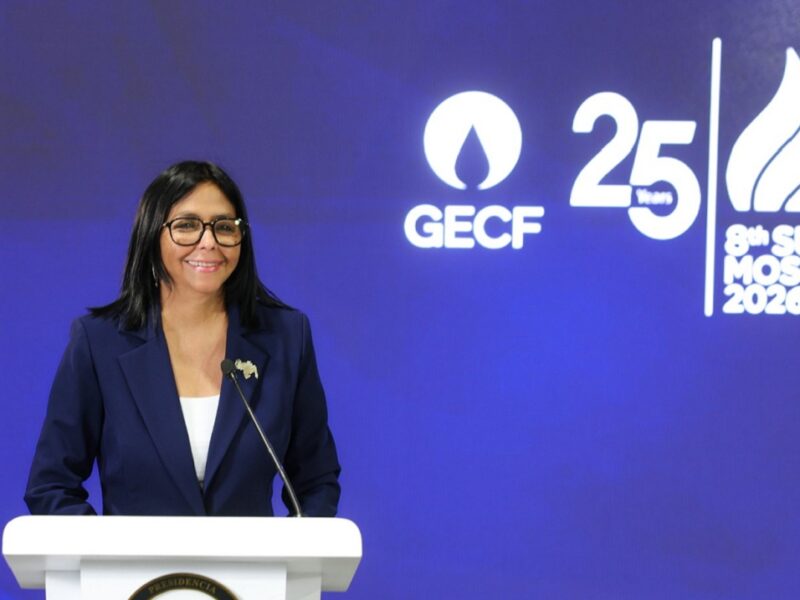 "Queremos ser una potencia gasífera": La proyección estratégica de Venezuela que presentó Delcy Rodríguez en el FPEG 2026